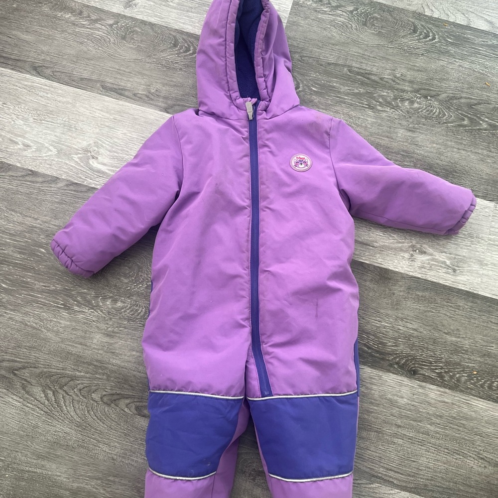 George Purple Winter Matching Set Insulated Quilted
